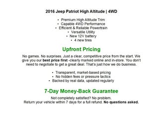 2016 Jeep PATRIOT SPORT UTILITY