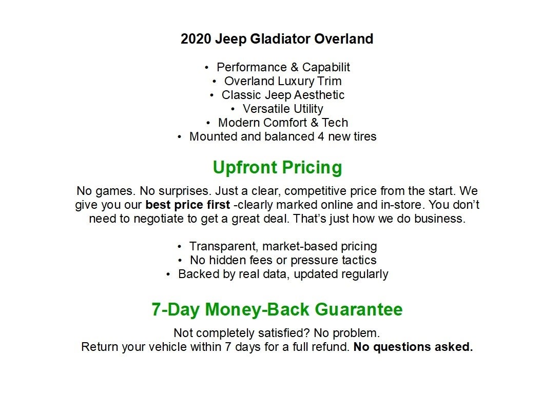 2020 Jeep GLADIATOR CREW CAB
