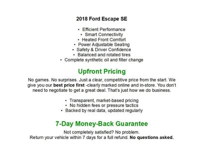 2018 Ford Escape SE 4WD