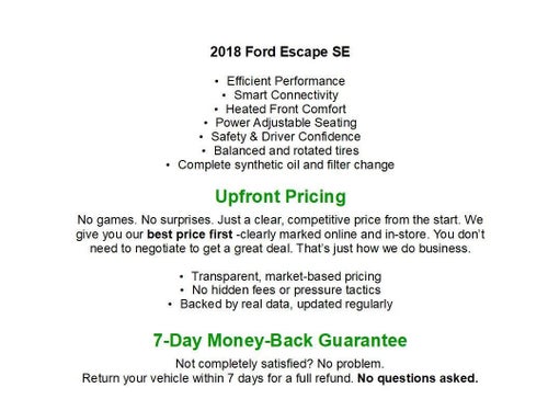 2018 Ford Escape SE 4WD