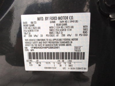 2023 Ford Explorer XLT 4WD
