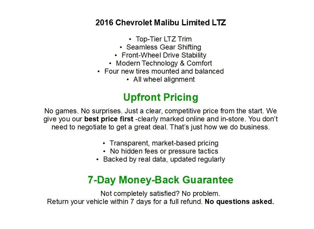 2016 Chevrolet Malibu Limited 4dr Sdn LTZ