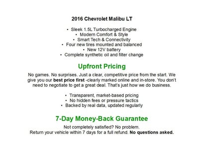 2016 Chevrolet Malibu 4dr Sdn LT w/1LT