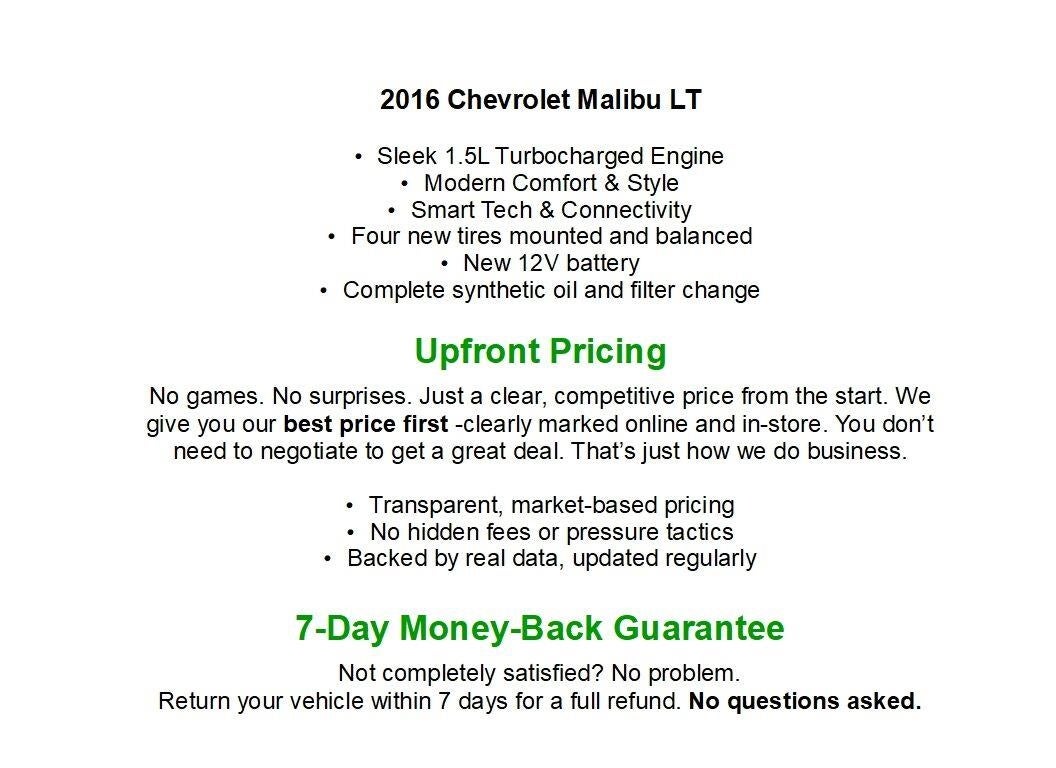 2016 Chevrolet Malibu 4dr Sdn LT w/1LT