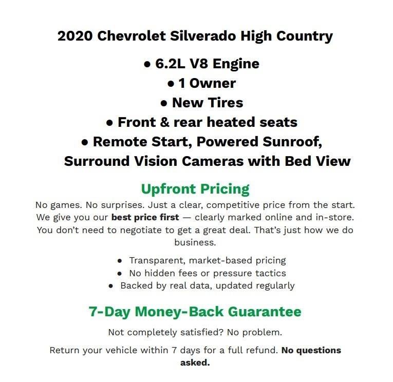 2020 Chevrolet Silverado 1500 4WD Crew Cab 147 High Country