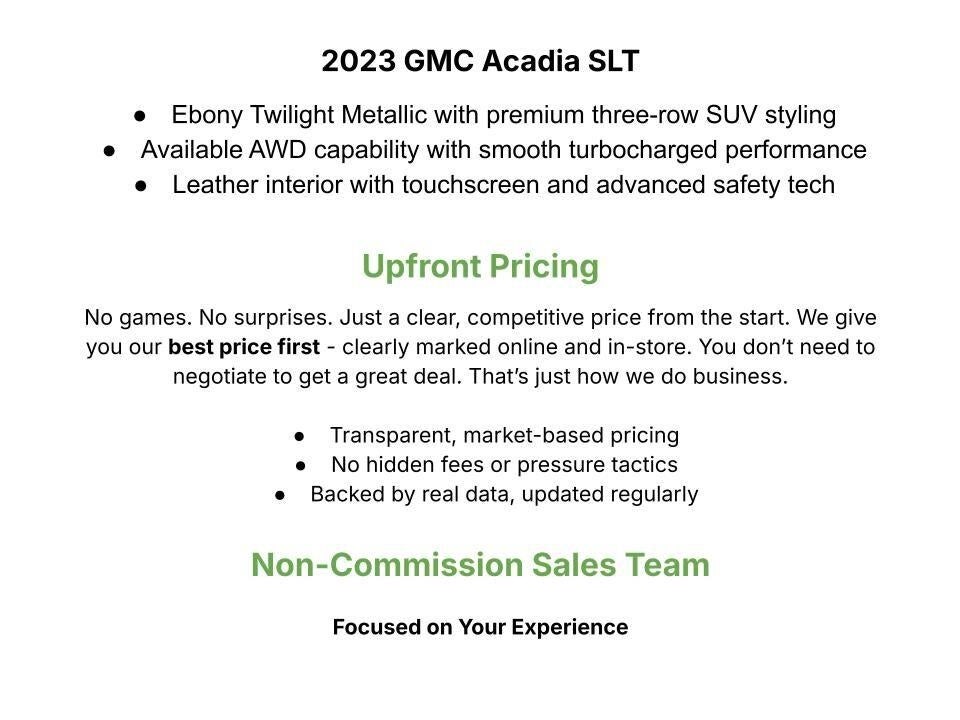 2023 GMC Acadia AWD 4dr SLT