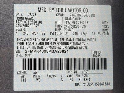 2023 Ford Edge ST-Line AWD