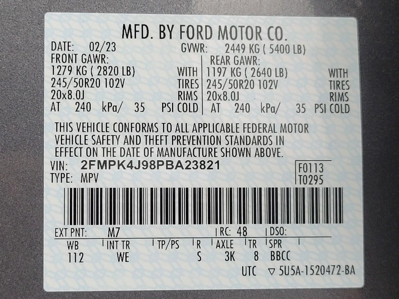 2023 Ford Edge ST-Line AWD