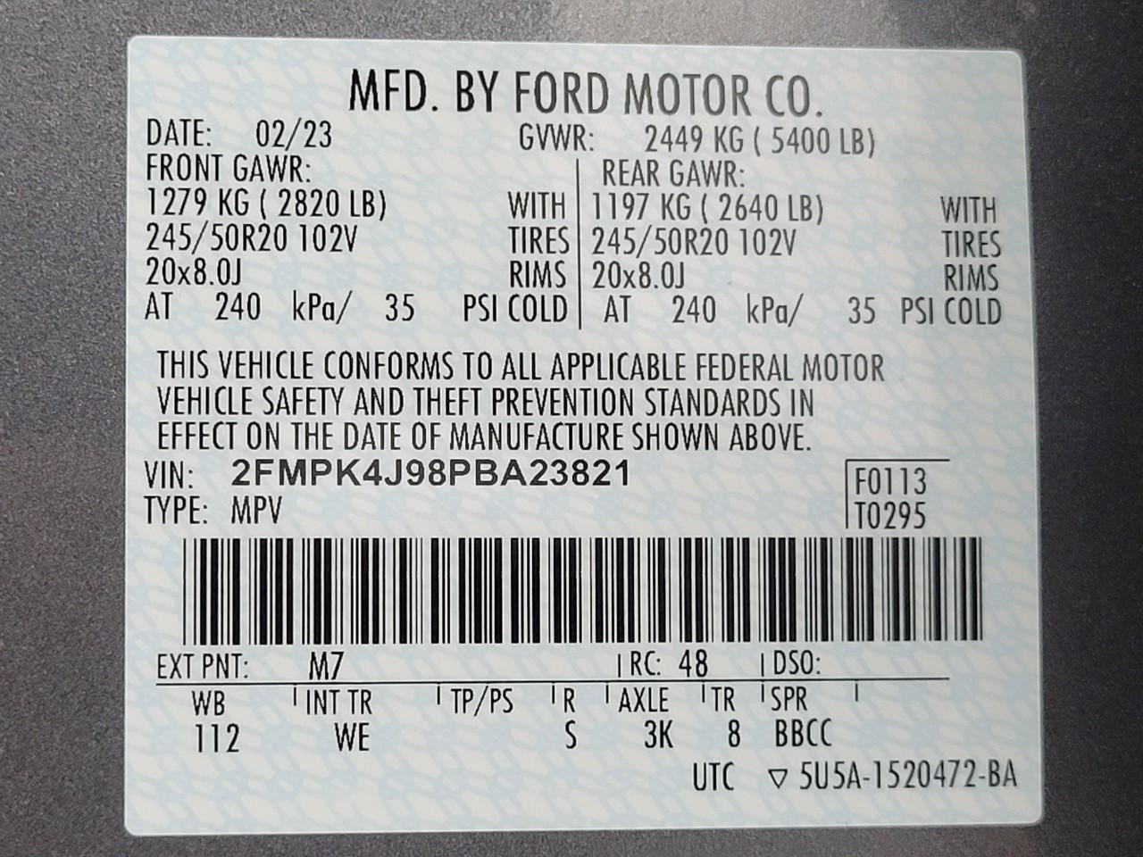 2023 Ford Edge ST-Line AWD