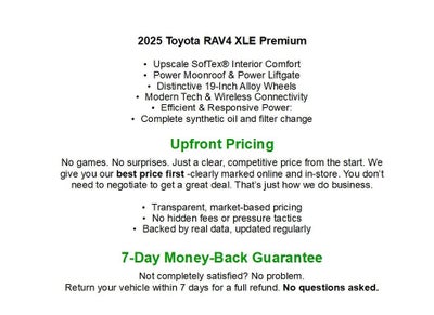 2025 Toyota RAV4 XLE Premium AWD