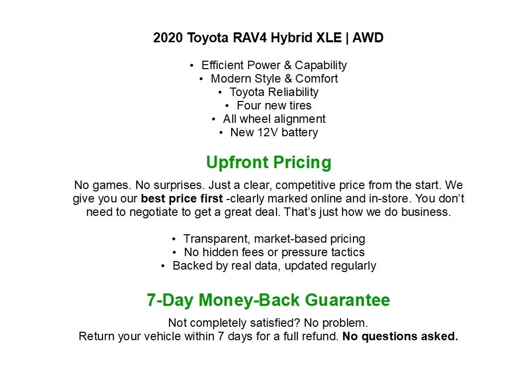 2020 Toyota RAV4 Hybrid XLE AWD