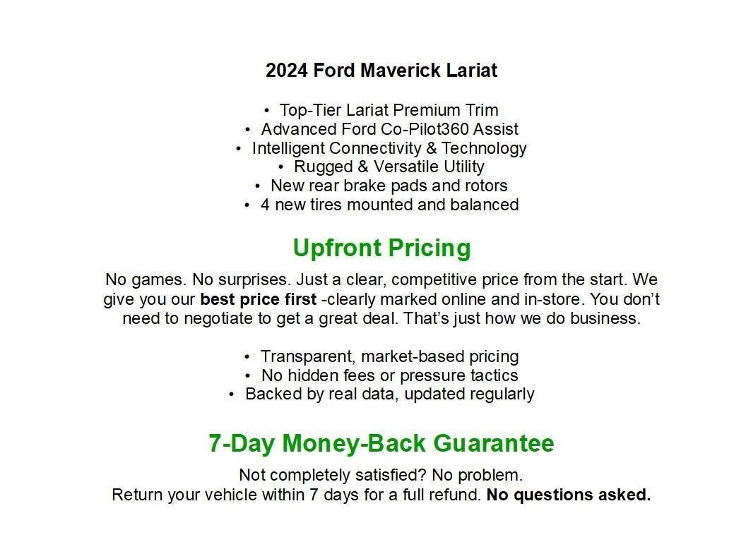 2024 Ford Maverick LARIAT AWD SuperCrew