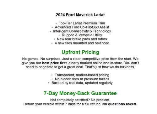 2024 Ford Maverick LARIAT AWD SuperCrew