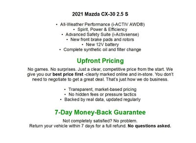 2021 Mazda Mazda CX-30 2.5 S AWD