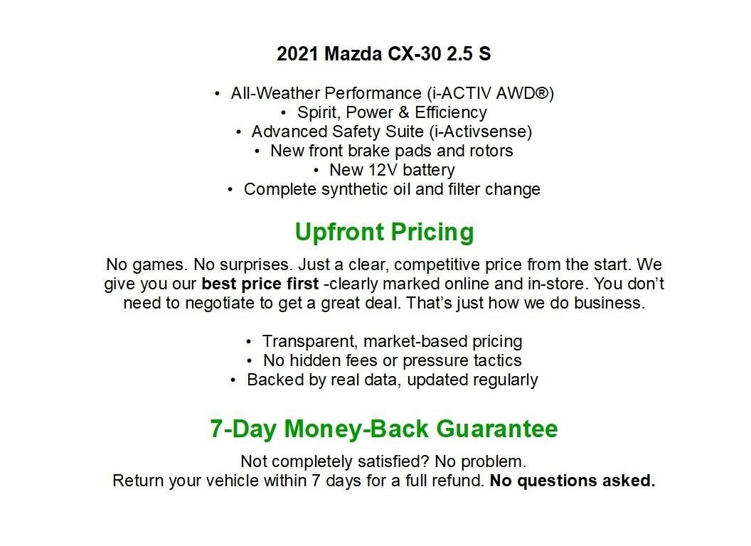 2021 Mazda Mazda CX-30 2.5 S AWD