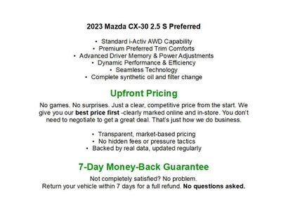 2023 Mazda Mazda CX-30 2.5 S Preferred Package AWD