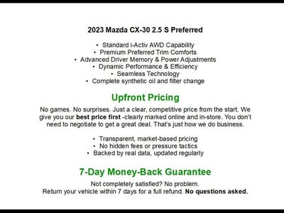 2023 Mazda Mazda CX-30 2.5 S Preferred Package AWD