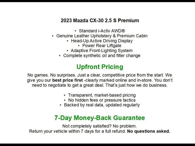 2023 Mazda Mazda CX-30 2.5 S Premium Package AWD