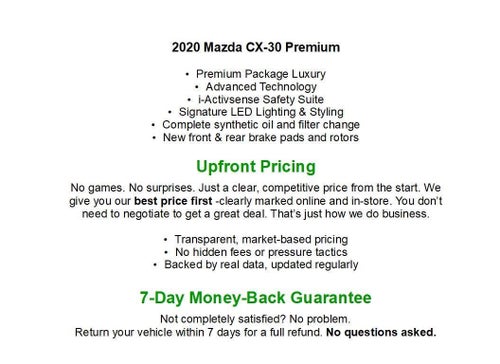 2020 Mazda Mazda CX-30 Premium Package AWD