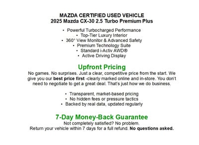 2025 Mazda Mazda CX-30 2.5 Turbo Premium Plus Package AWD
