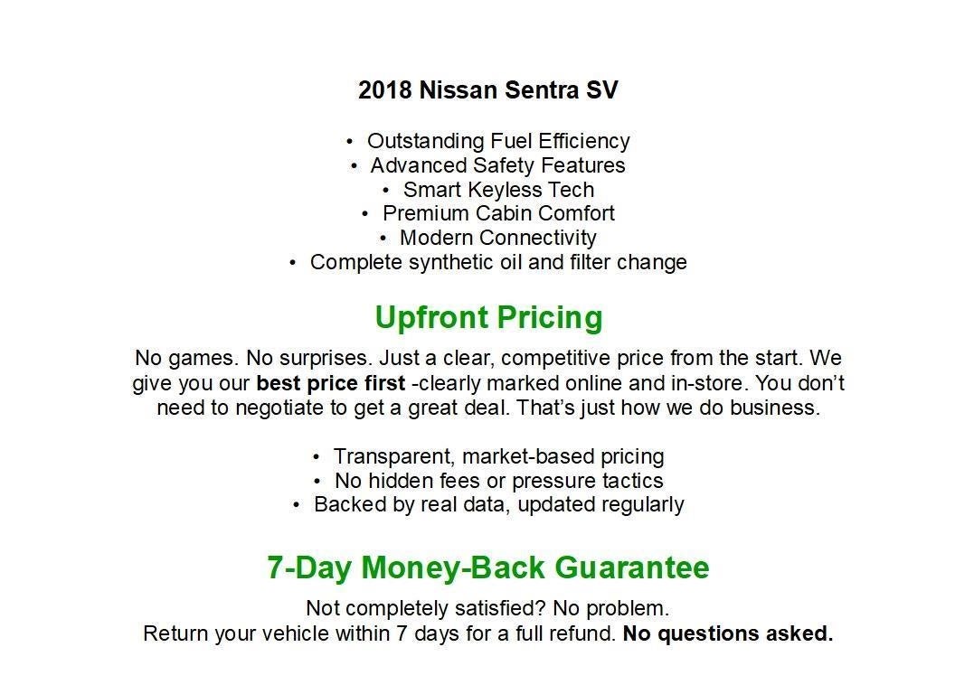 2018 Nissan Sentra SV CVT's photo
