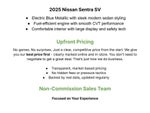 2025 Nissan Sentra SV CVT