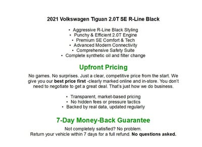 2021 Volkswagen Tiguan 2.0T SE R-Line Black 4MOTION