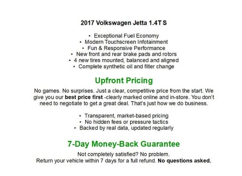 2017 Volkswagen Jetta 1.4T S Auto