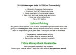 2016 Volkswagen Jetta 4dr Auto 1.4T SE