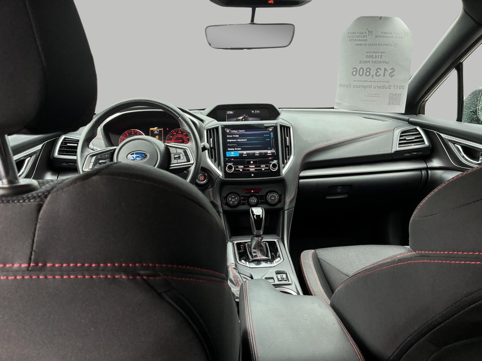 2017 Subaru Impreza 2.0i Sport 5-door CVT