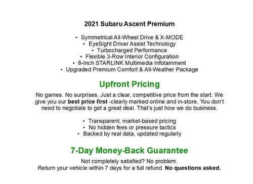 2021 Subaru ASCENT PREMIUM