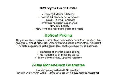 2019 Toyota Avalon Limited