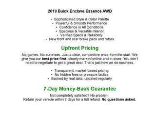 2019 Buick Enclave AWD 4dr Essence