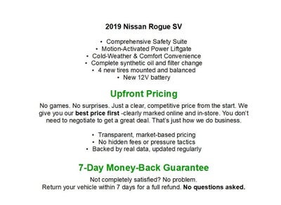 2019 Nissan Rogue AWD SV