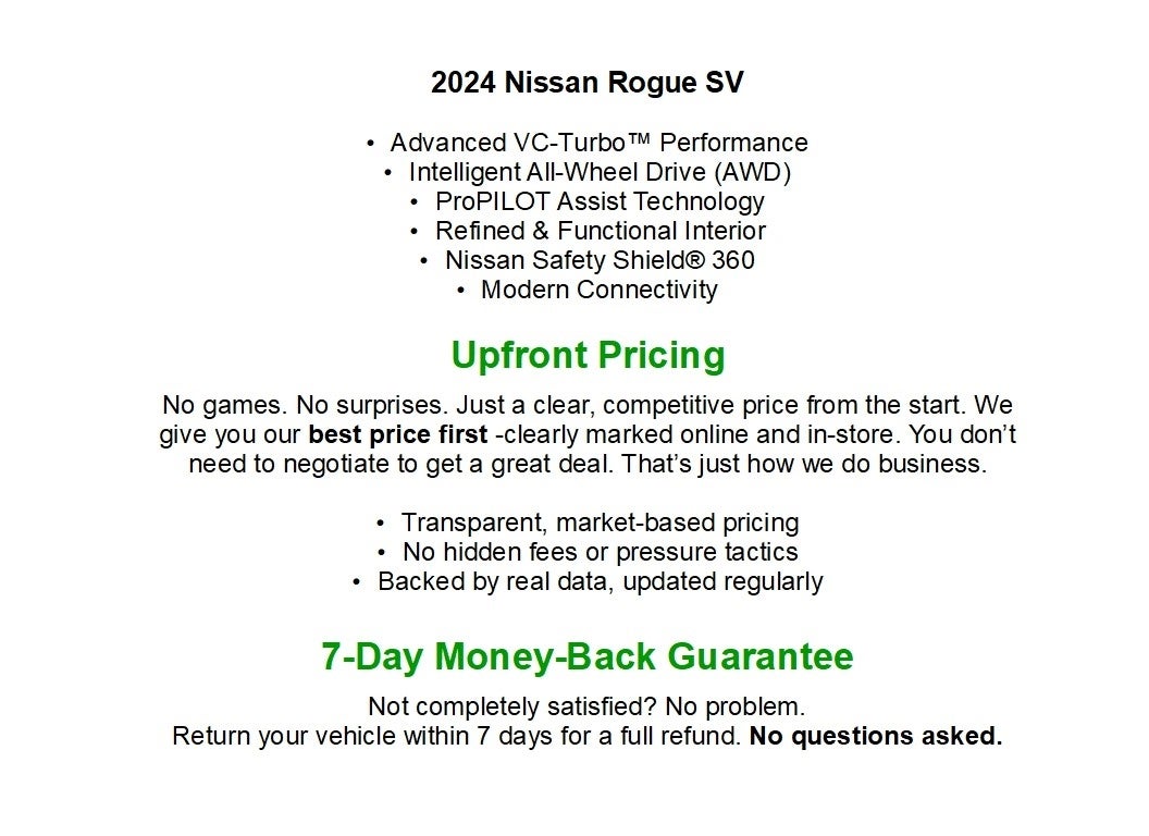 2024 Nissan Rogue AWD SV