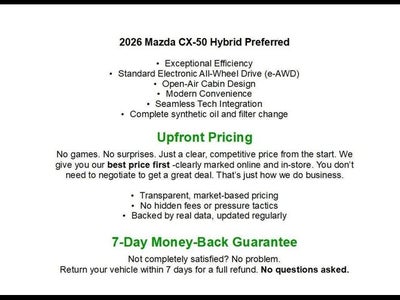 2026 Mazda Mazda CX-50 Hybrid Preferred AWD