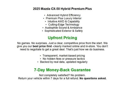 2025 Mazda Mazda CX-50 Hybrid Premium Plus Package AWD