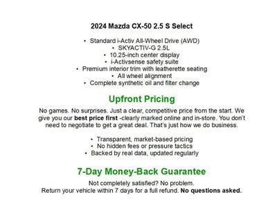 2024 Mazda Mazda CX-50 2.5 S Select Package AWD