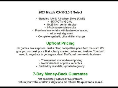 2024 Mazda Mazda CX-50 2.5 S Select Package AWD