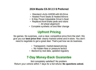 2024 Mazda Mazda CX-50 2.5 S Preferred Package AWD