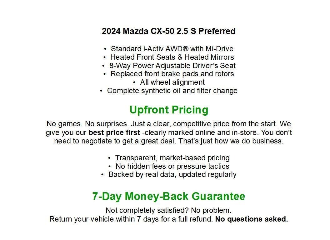 2024 Mazda Mazda CX-50 2.5 S Preferred Package AWD