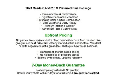 2023 Mazda Mazda CX-50 2.5 S Preferred Plus Package AWD
