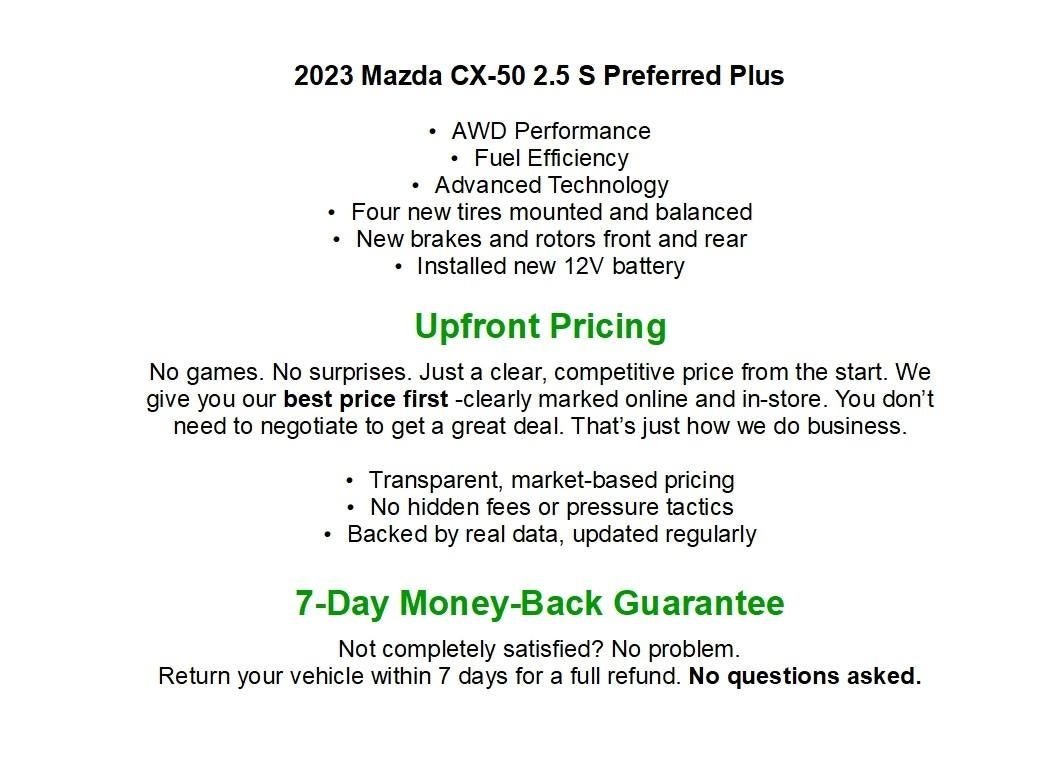 2023 Mazda Mazda CX-50 2.5 S Preferred Plus Package AWD