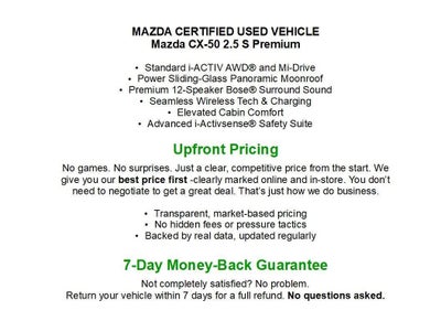 2025 Mazda Mazda CX-50 2.5 S Premium Package AWD