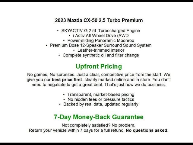 2023 Mazda Mazda CX-50 2.5 Turbo Premium Package AWD