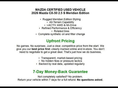 2026 Mazda Mazda CX-50 2.5 S Meridian Edition AWD