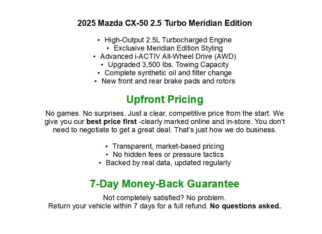 2025 Mazda CX-50 2.5 Turbo Meridian Edition's photo