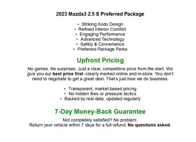 2023 Mazda MAZDA3 HATCHBACK HATCHBACK