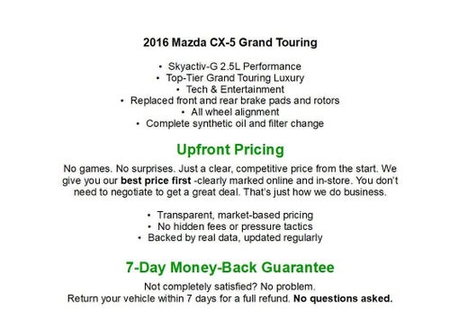 2016 Mazda Mazda CX-5 AWD 4dr Auto Grand Touring