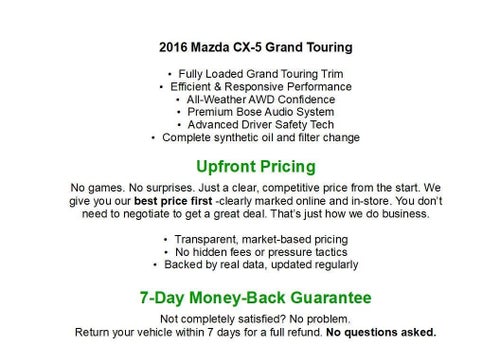 2016 Mazda Mazda CX-5 AWD 4dr Auto Grand Touring